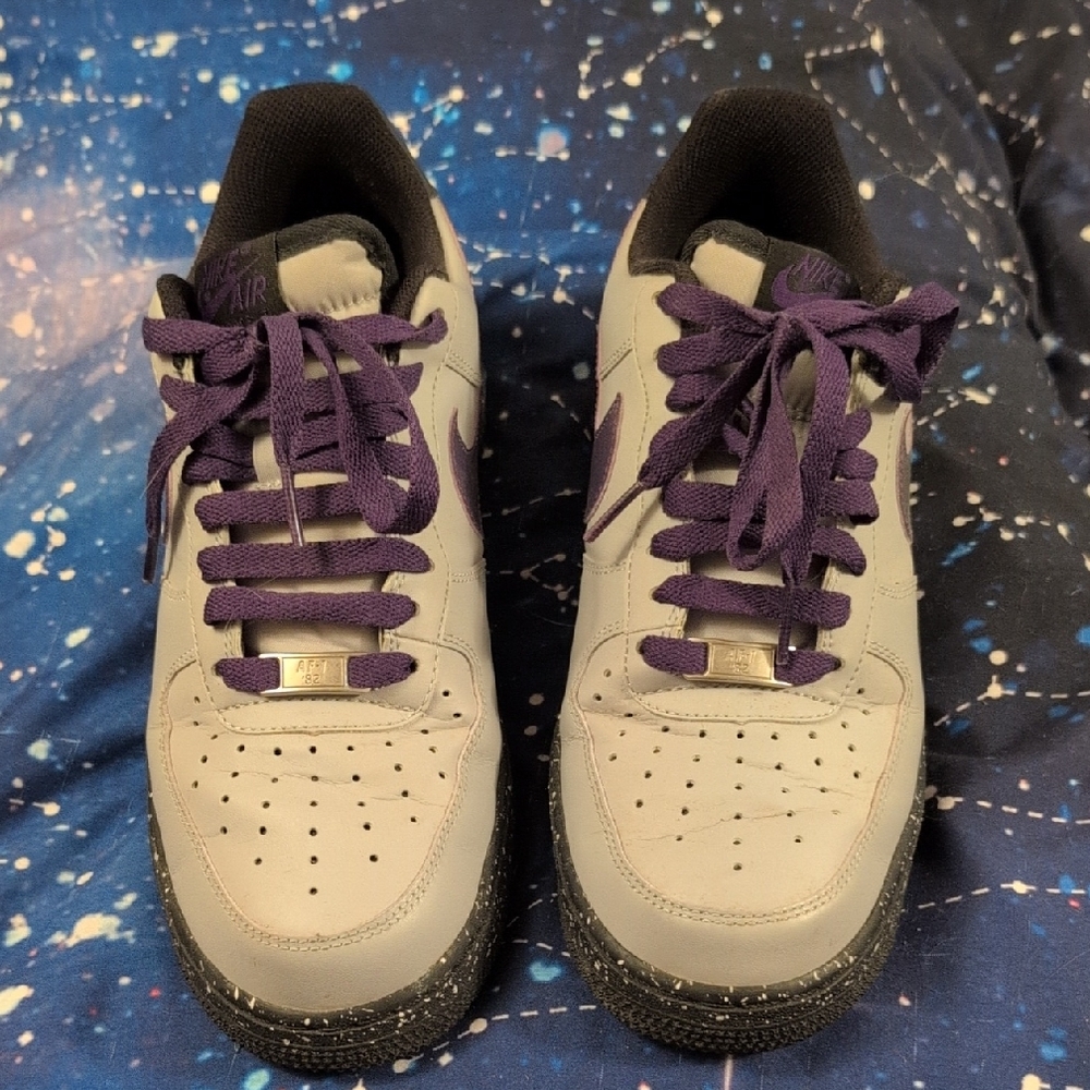 Nike Air Force 1 Low Wolf Grey Purple